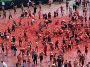 La Tomatina of Spain