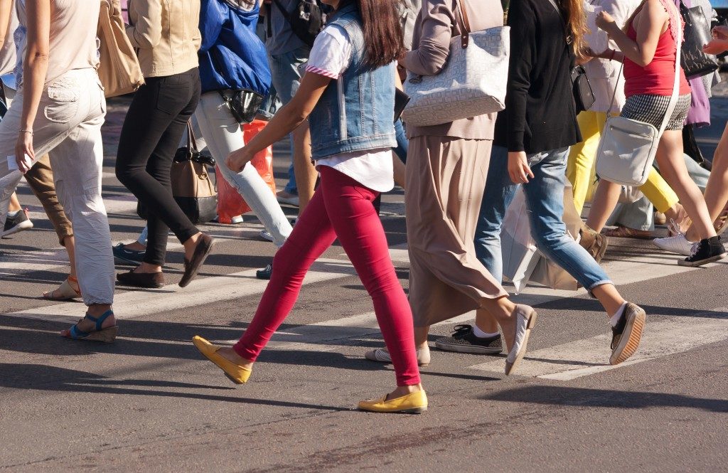 classy pedestrians